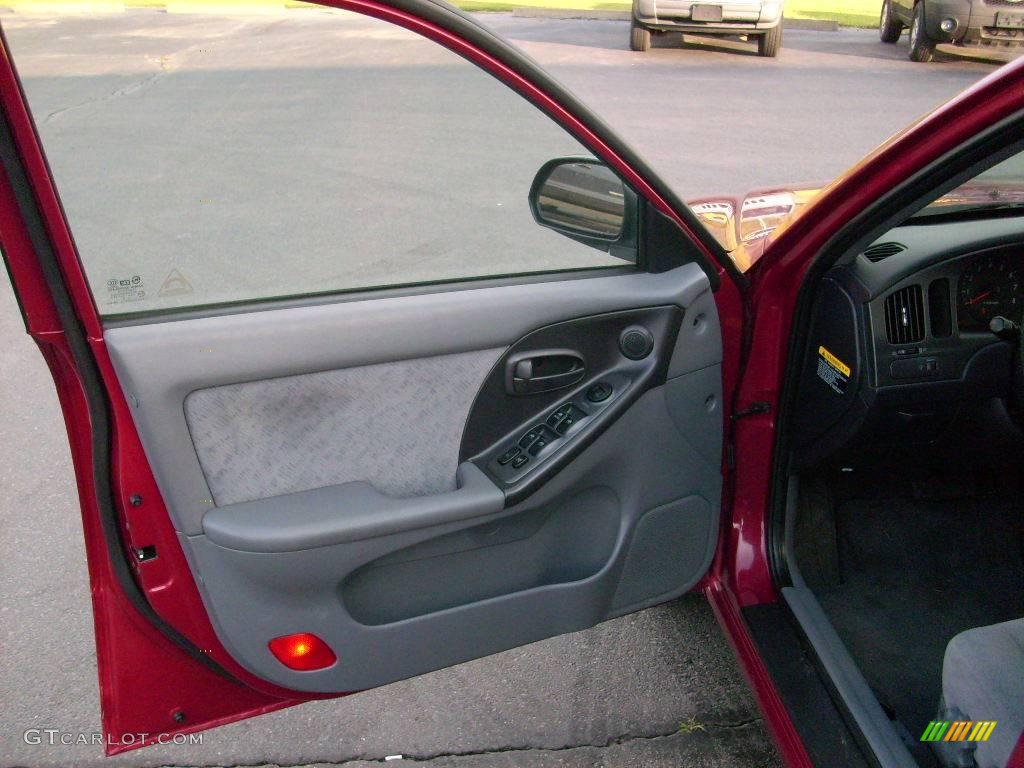 2006 Elantra GLS Sedan - Electric Red / Gray photo #14