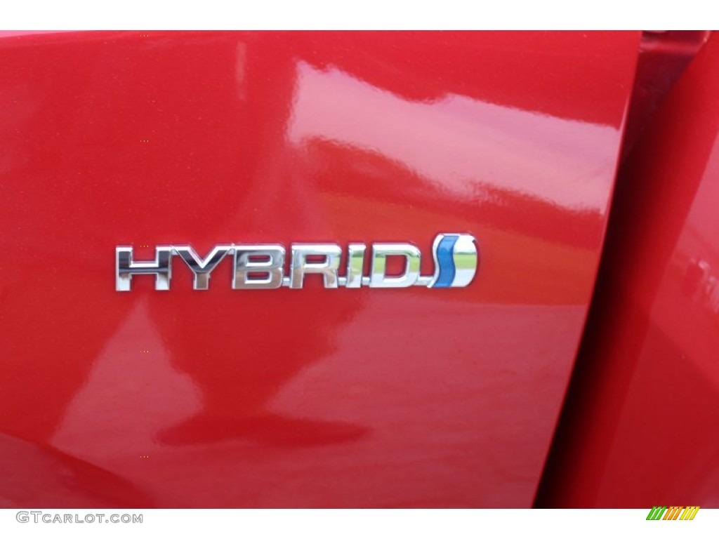 2012 Camry Hybrid XLE - Barcelona Red Metallic / Ivory photo #32