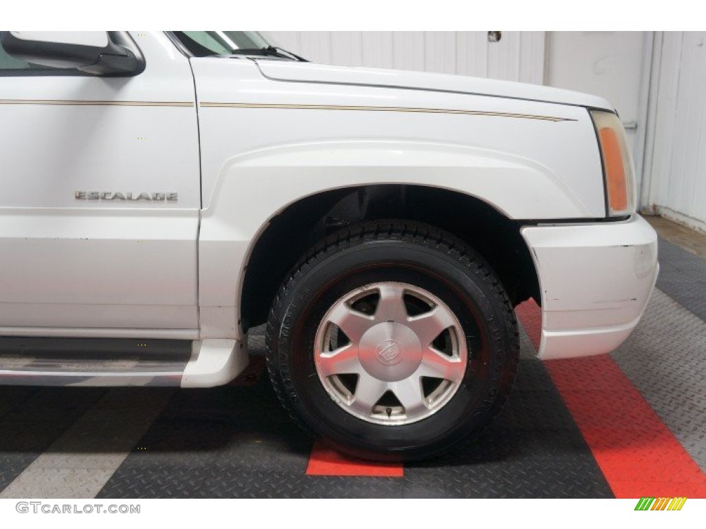 2002 Escalade AWD - Aspen White / Shale photo #52