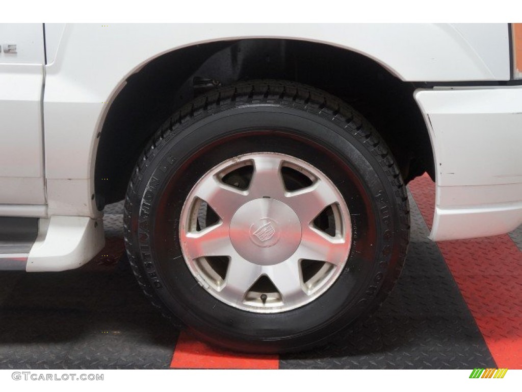 2002 Escalade AWD - Aspen White / Shale photo #53