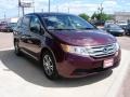 2011 Dark Cherry Pearl Honda Odyssey EX  photo #7