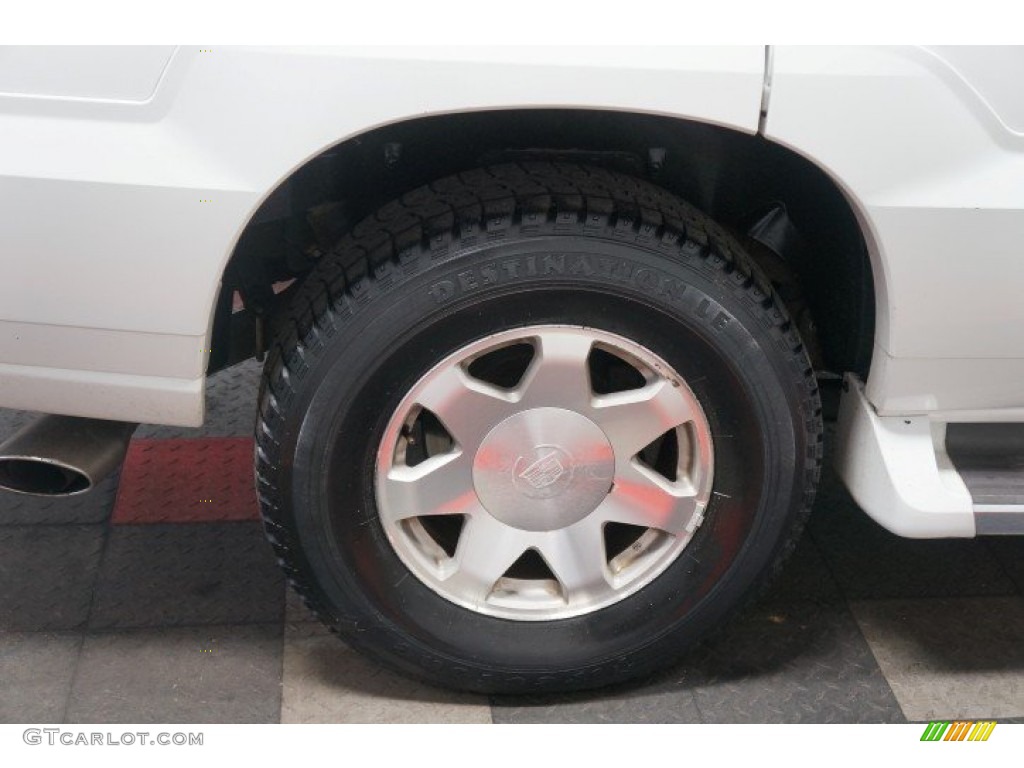 2002 Escalade AWD - Aspen White / Shale photo #61
