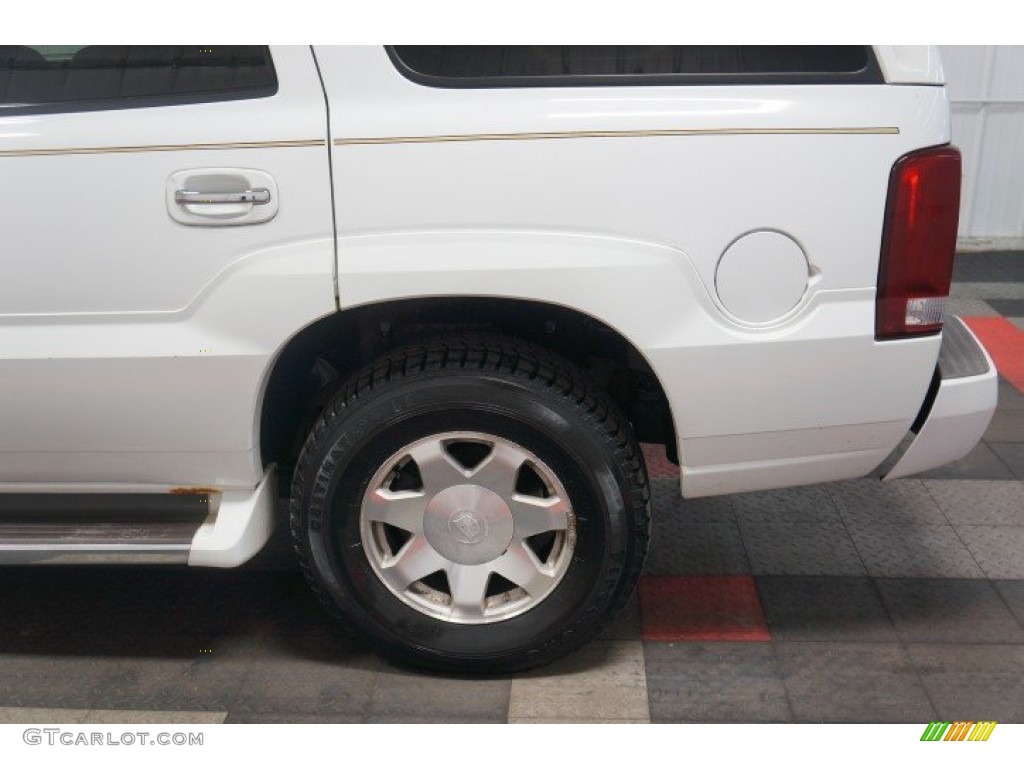 2002 Escalade AWD - Aspen White / Shale photo #67