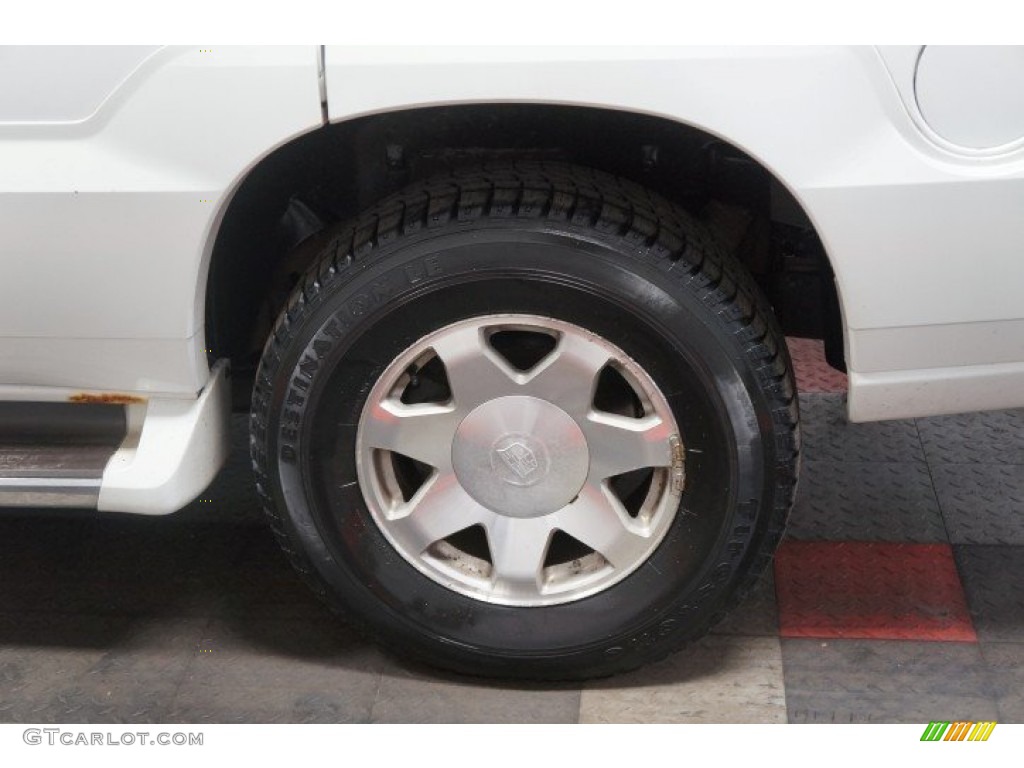 2002 Escalade AWD - Aspen White / Shale photo #68