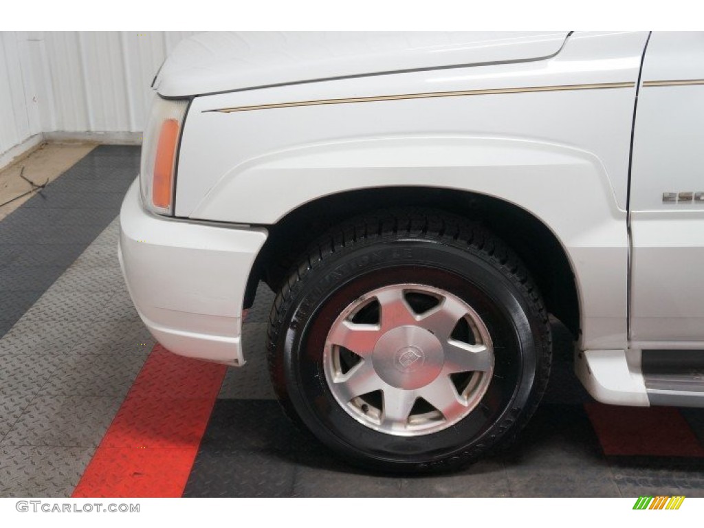 2002 Escalade AWD - Aspen White / Shale photo #75