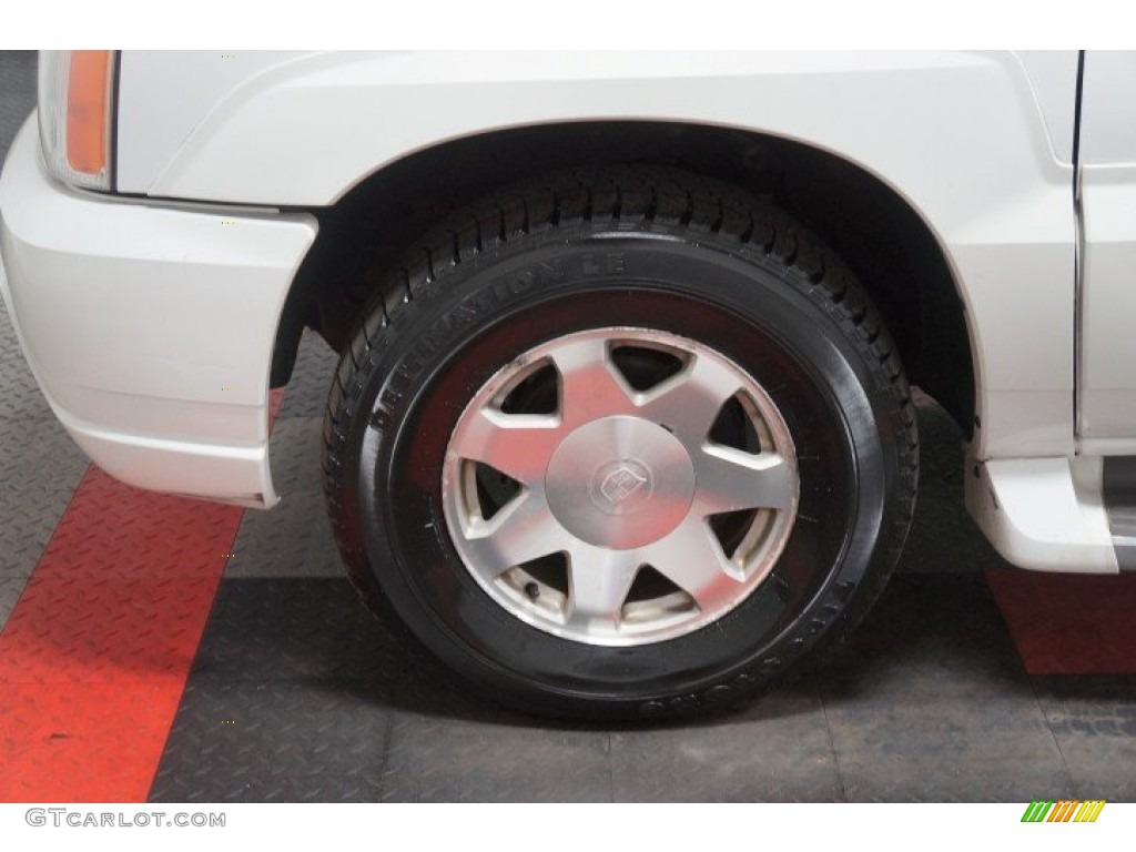 2002 Escalade AWD - Aspen White / Shale photo #76
