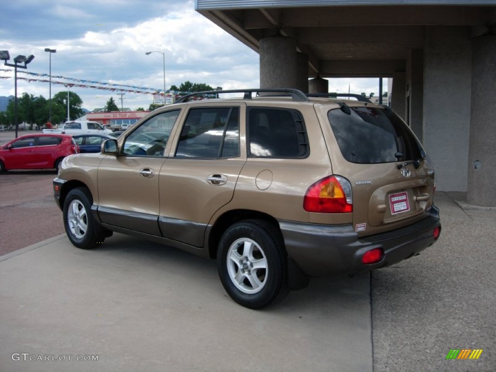 2002 Santa Fe GLS AWD - Sandstone / Beige photo #3