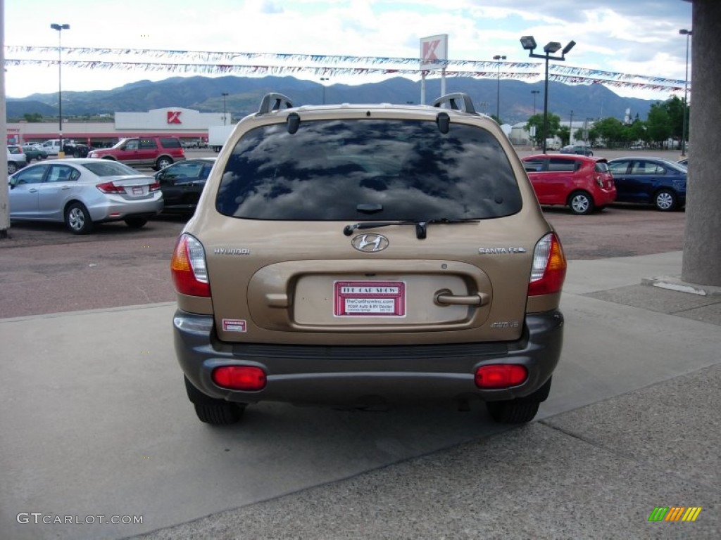 2002 Santa Fe GLS AWD - Sandstone / Beige photo #4