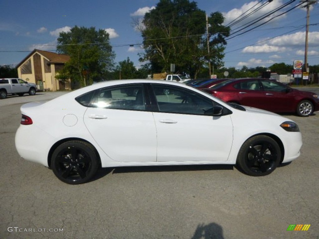 2016 Dart SXT Rallye Blacktop - Bright White / Black photo #4