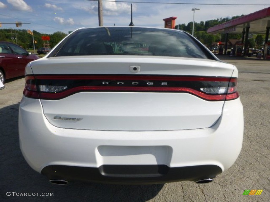2016 Dart SXT Rallye Blacktop - Bright White / Black photo #6