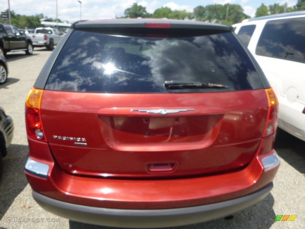 2005 Pacifica Touring - Inferno Red Crystal Pearl / Dark Slate Gray photo #4