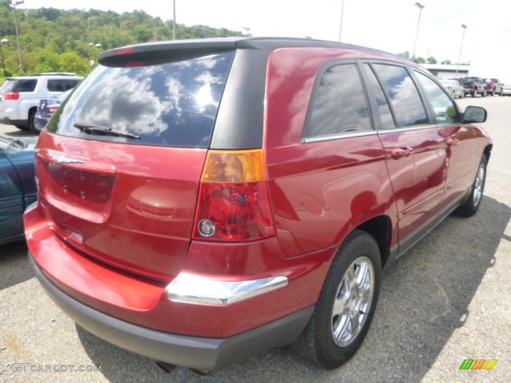 2005 Pacifica Touring - Inferno Red Crystal Pearl / Dark Slate Gray photo #6