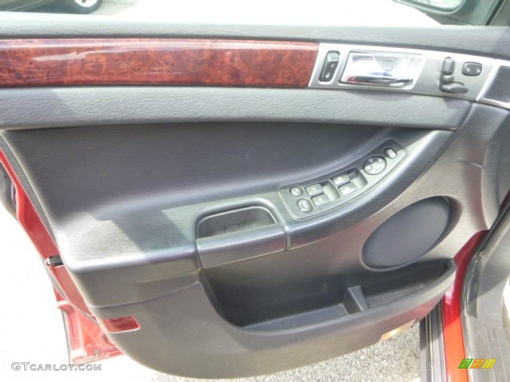 2005 Pacifica Touring - Inferno Red Crystal Pearl / Dark Slate Gray photo #12