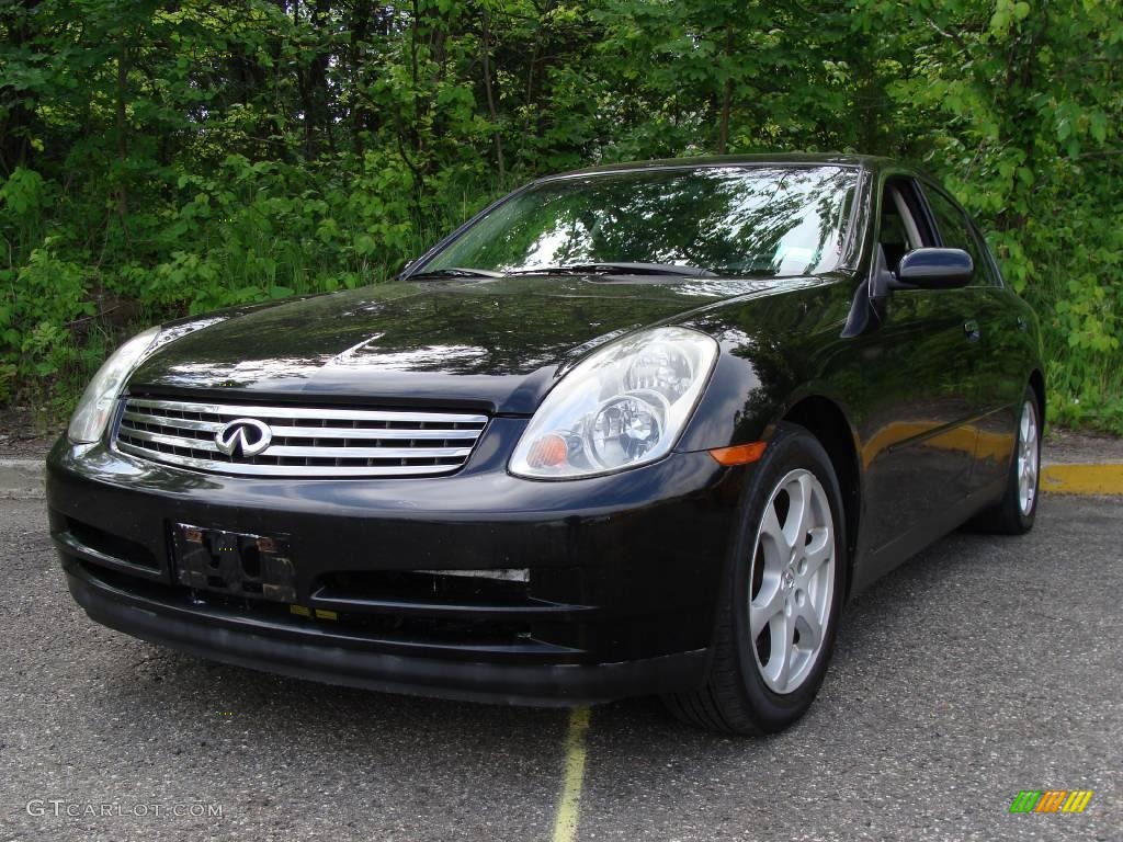 2003 G 35 Sedan - Black Obsidian / Graphite photo #1