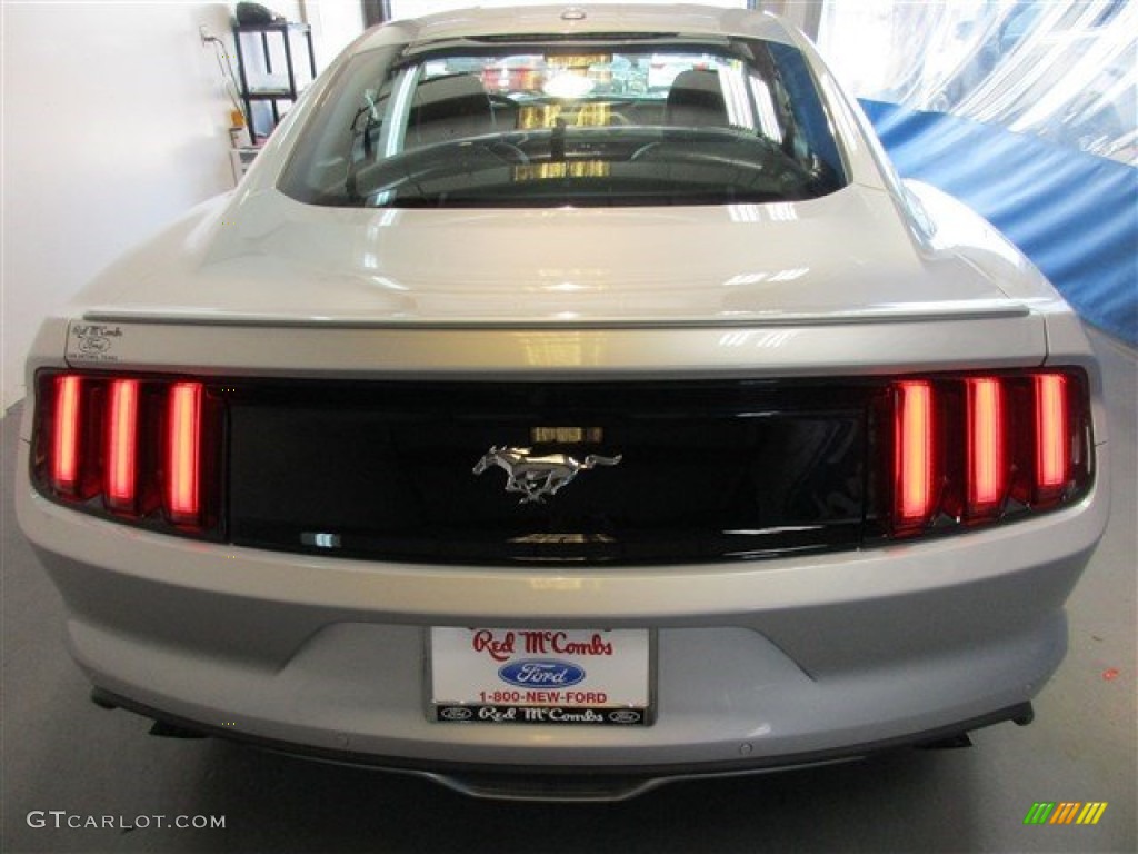 2015 Mustang EcoBoost Premium Coupe - Ingot Silver Metallic / Ebony photo #5