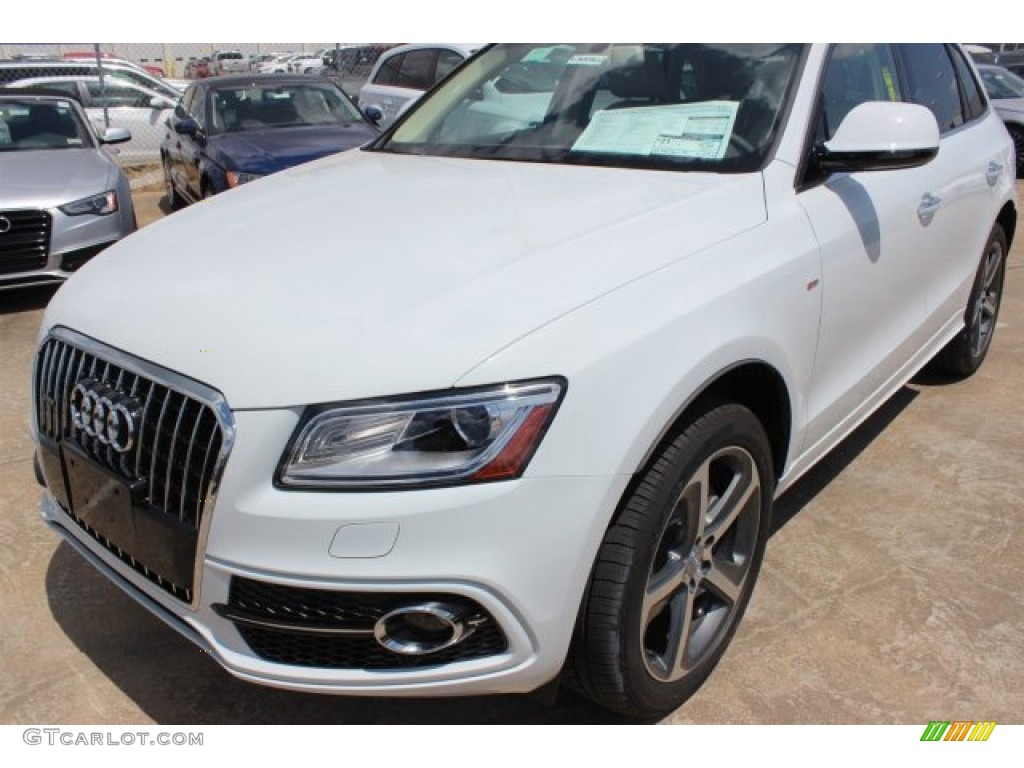 Glacier White Metallic 2016 Audi Q5 3.0 TFSI Premium Plus quattro Exterior Photo #106114636