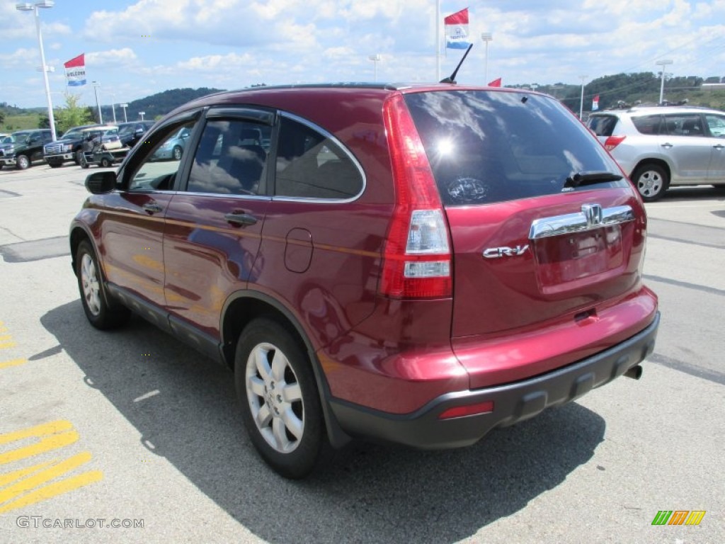 2008 CR-V EX 4WD - Tango Red Pearl / Gray photo #6