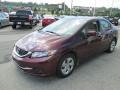 Crimson Pearl - Civic LX Sedan Photo No. 7