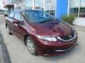 Crimson Pearl - Civic LX Sedan Photo No. 9