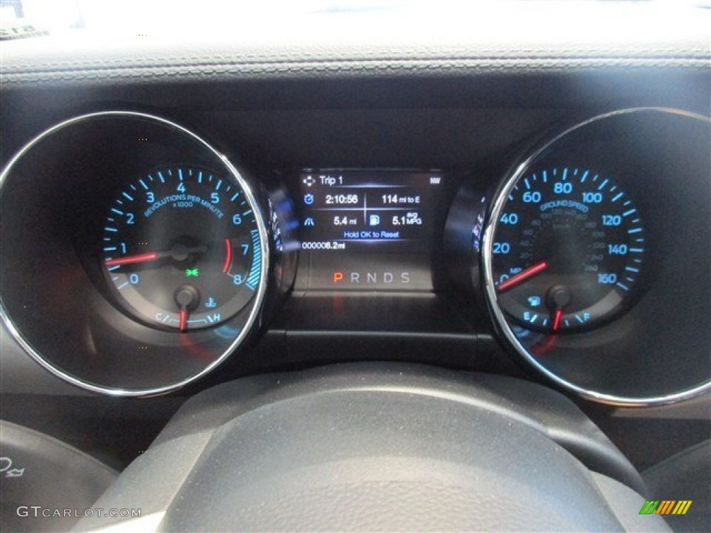 2015 Mustang EcoBoost Premium Coupe - Black / Ebony photo #19