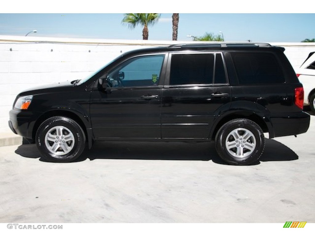 Nighthawk Black Pearl 2004 Honda Pilot EX-L 4WD Exterior Photo #106117252