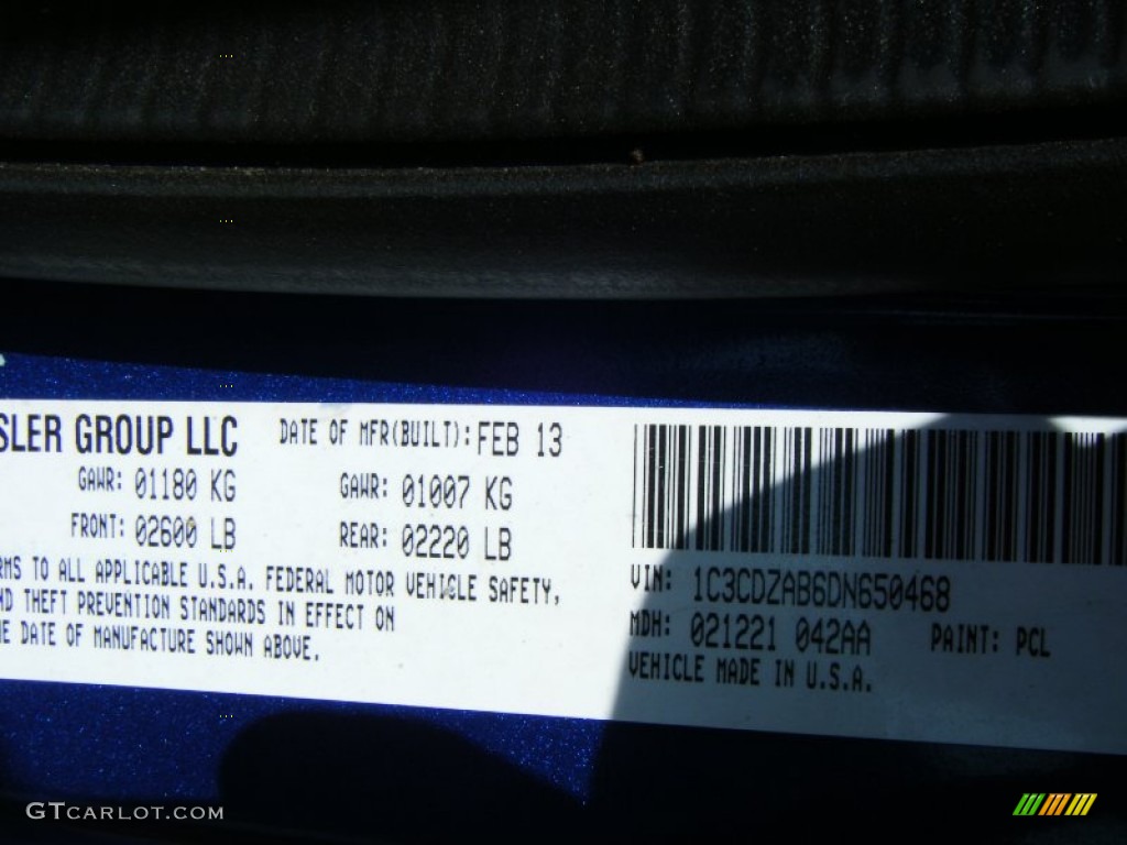 2013 Avenger SE - Blue Streak Pearl / Black/Light Frost Beige photo #17