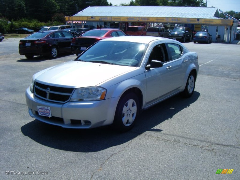 2010 Avenger SXT - Bright Silver Metallic / Dark Slate Gray photo #1