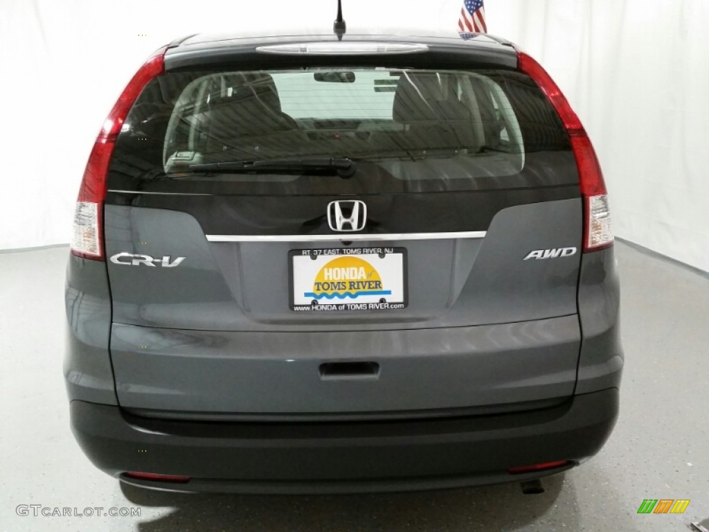 2013 CR-V LX AWD - Polished Metal Metallic / Gray photo #8