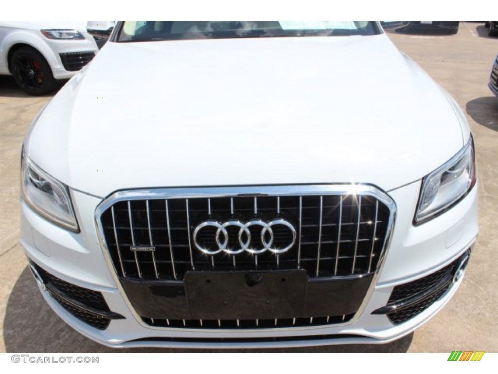 2016 Q5 3.0 TFSI Premium Plus quattro - Glacier White Metallic / Pistachio Beige photo #2