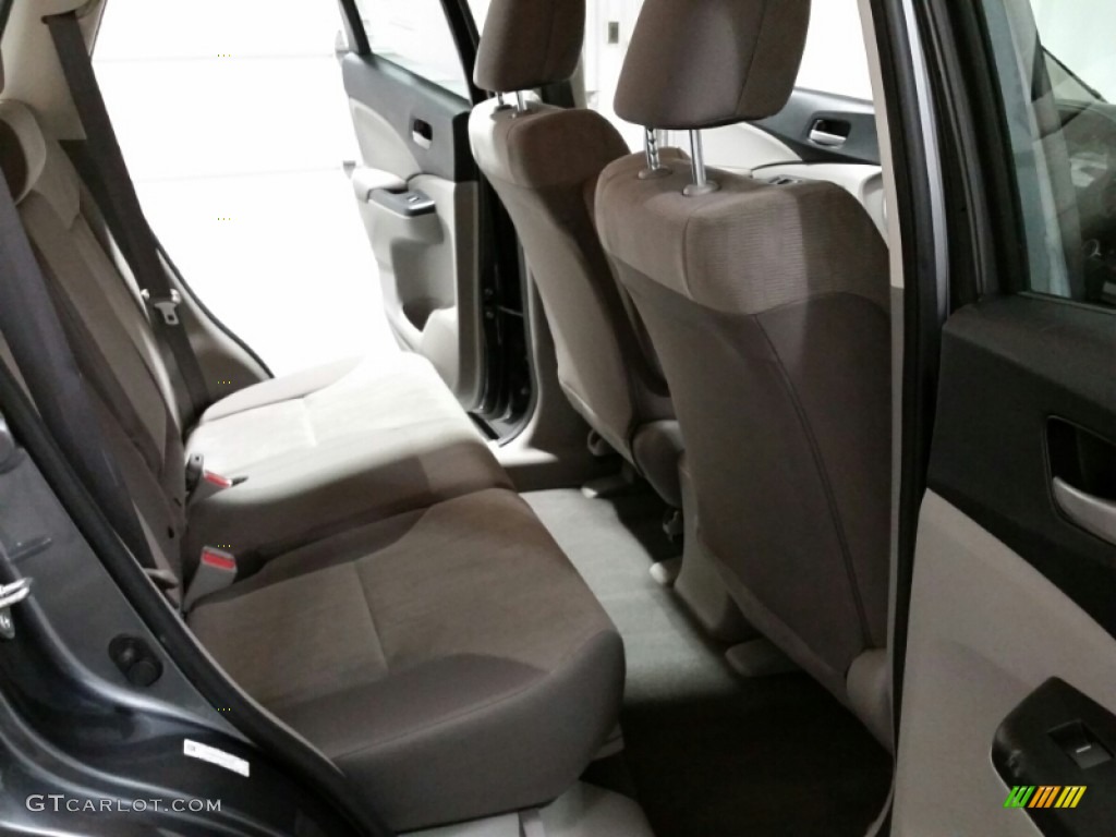 2013 CR-V LX AWD - Polished Metal Metallic / Gray photo #20