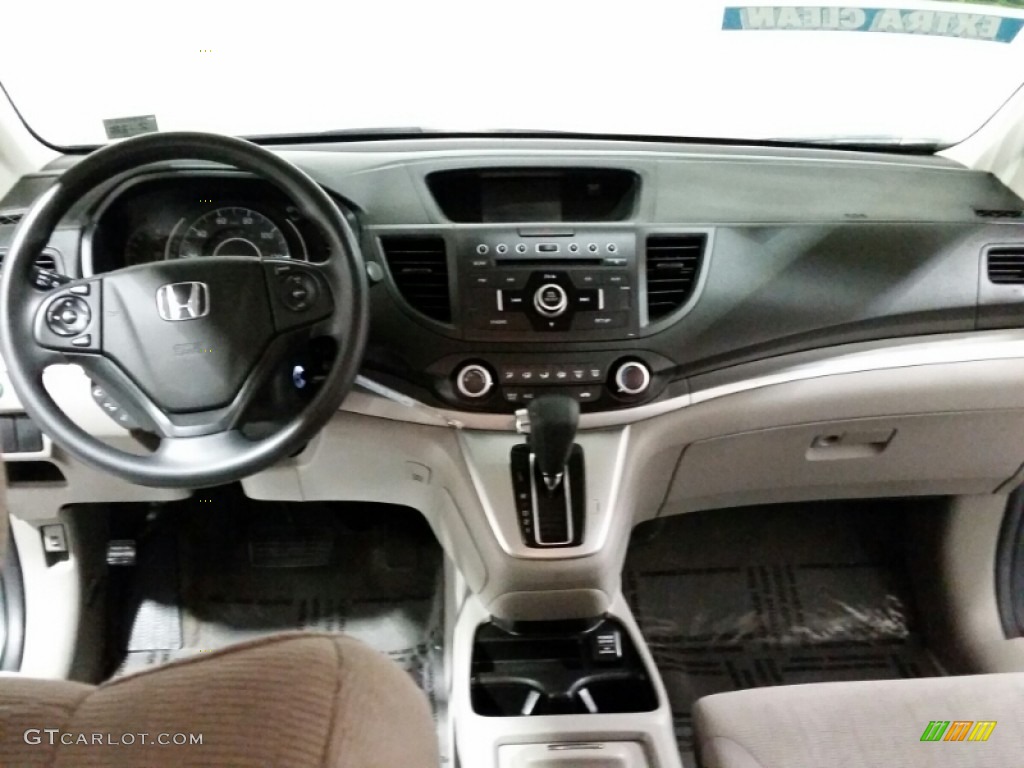 2013 CR-V LX AWD - Polished Metal Metallic / Gray photo #21