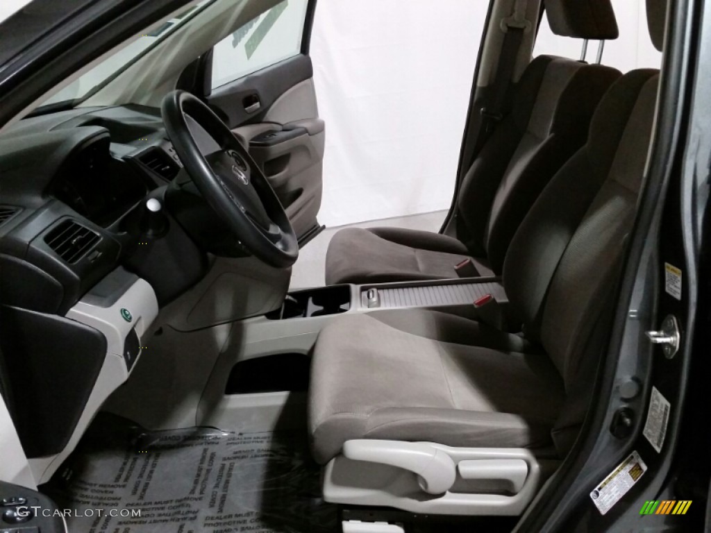 2013 CR-V LX AWD - Polished Metal Metallic / Gray photo #24
