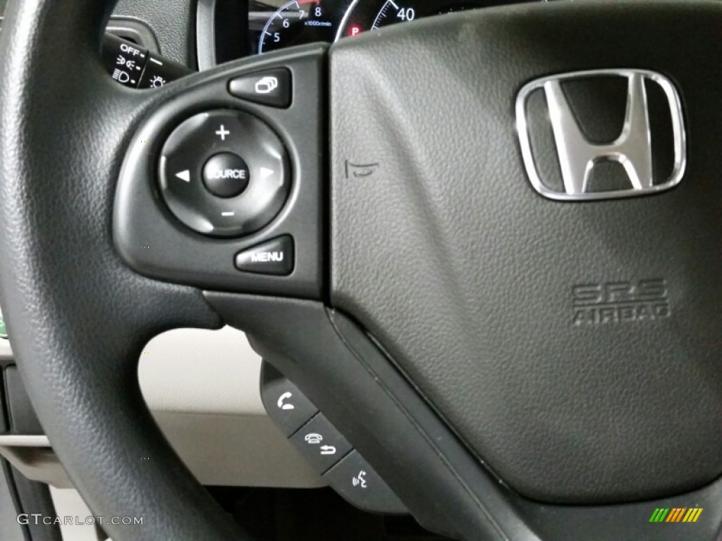 2013 CR-V LX AWD - Polished Metal Metallic / Gray photo #28