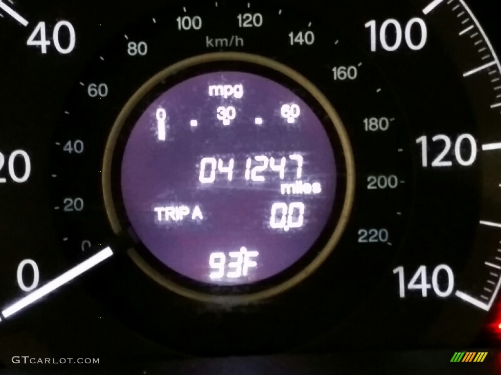 2013 CR-V LX AWD - Polished Metal Metallic / Gray photo #30
