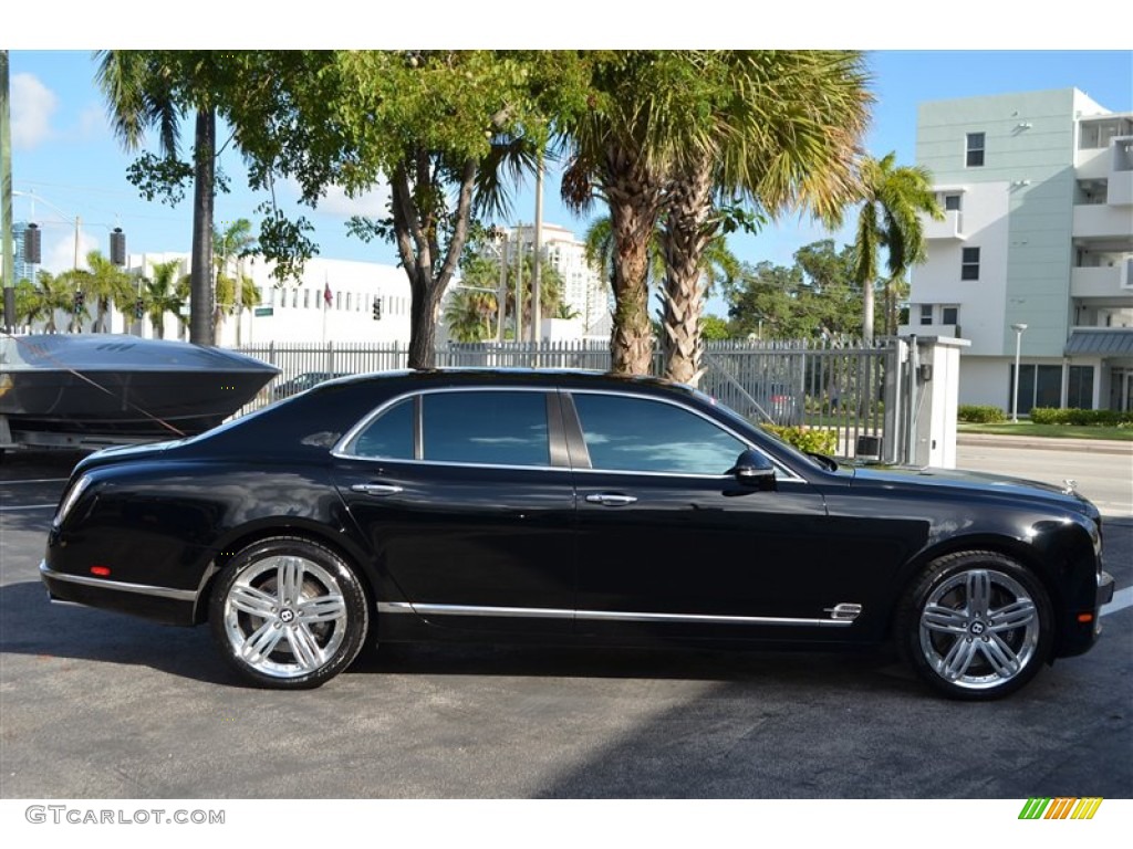 2011 Mulsanne Sedan - Diamond Black Metallic / Beluga photo #17