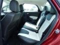 2014 Ford Focus Arctic White Interior Rear Seat Photo