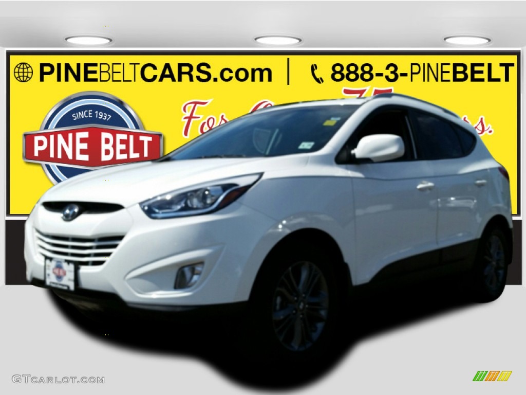 Winter White Hyundai Tucson