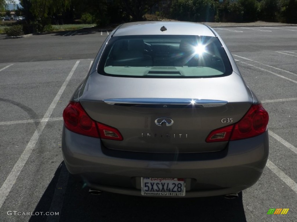 2007 G 35 Journey Sedan - Platinum Graphite Metallic / Stone Gray photo #11