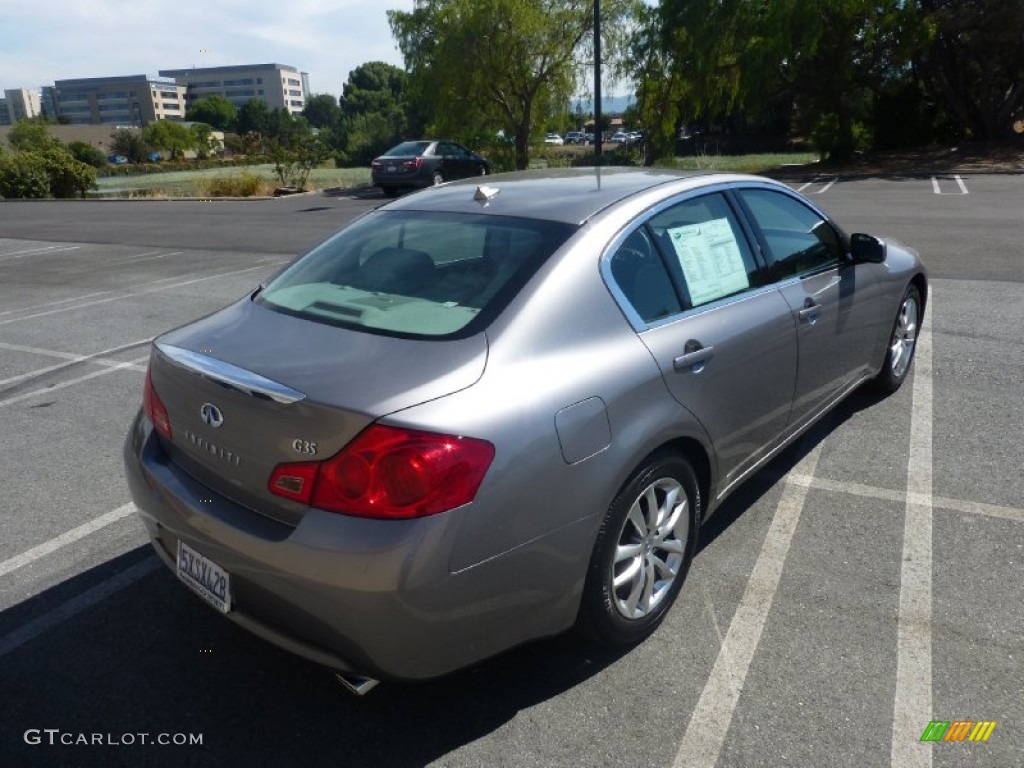 2007 G 35 Journey Sedan - Platinum Graphite Metallic / Stone Gray photo #12