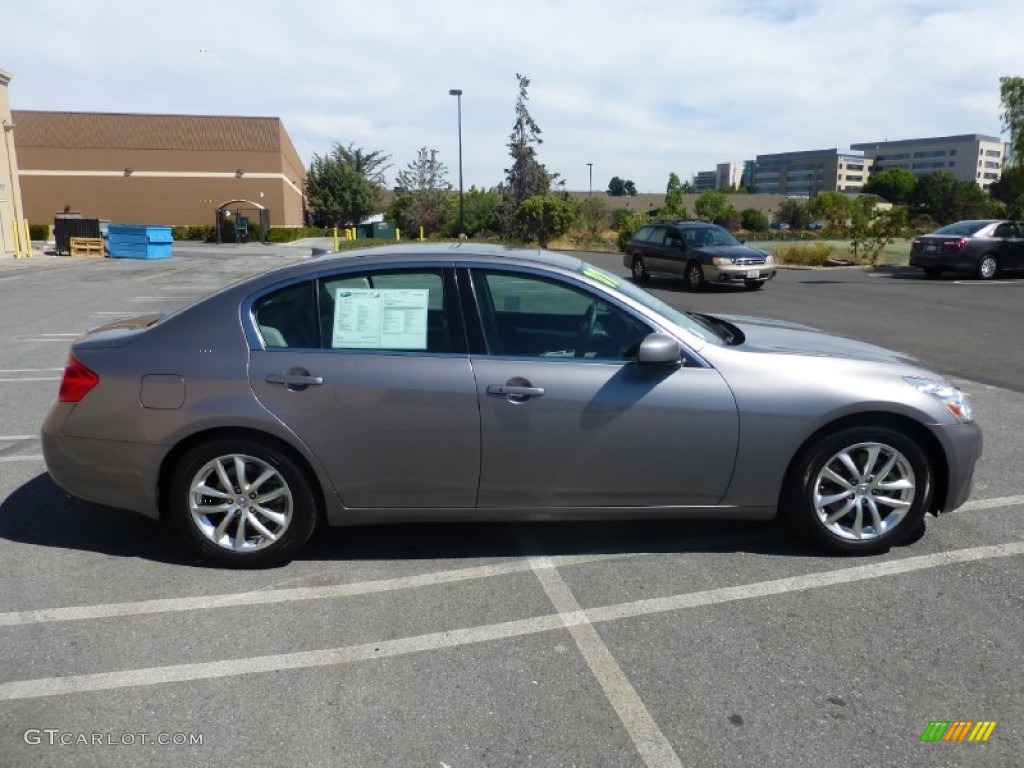 2007 G 35 Journey Sedan - Platinum Graphite Metallic / Stone Gray photo #13