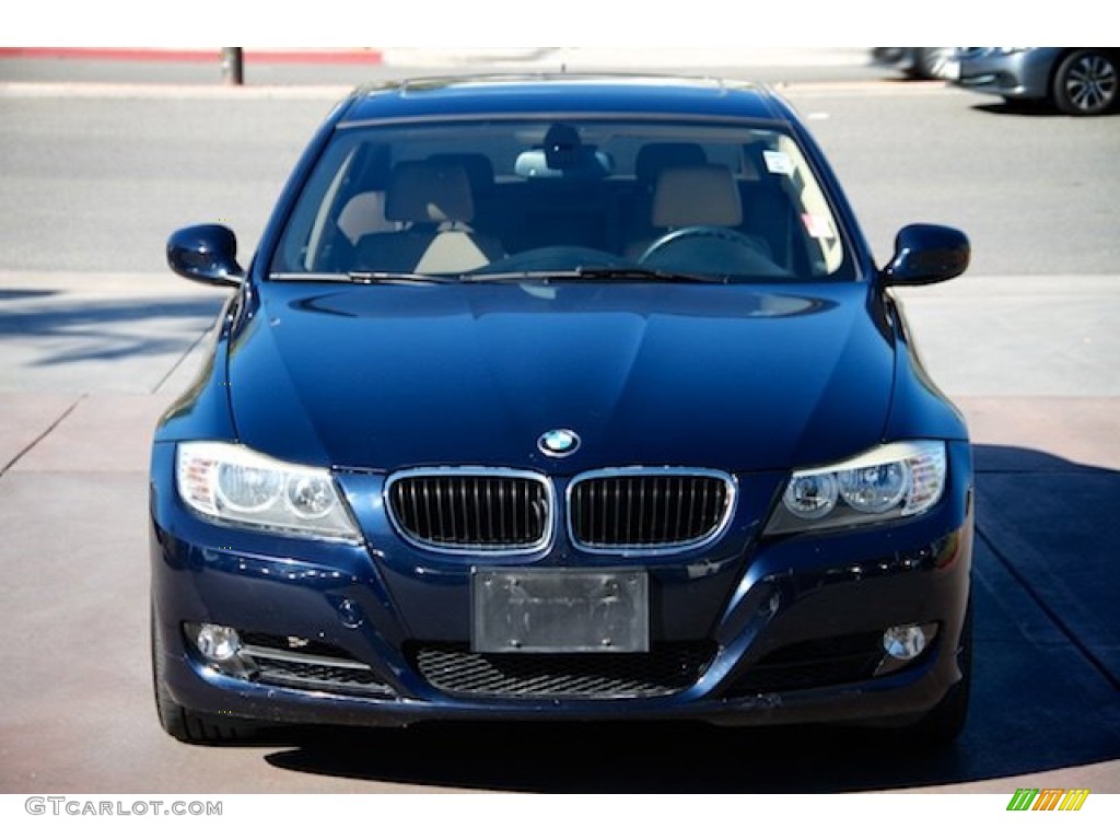 2010 3 Series 328i Sedan - Monaco Blue Metallic / Beige photo #7