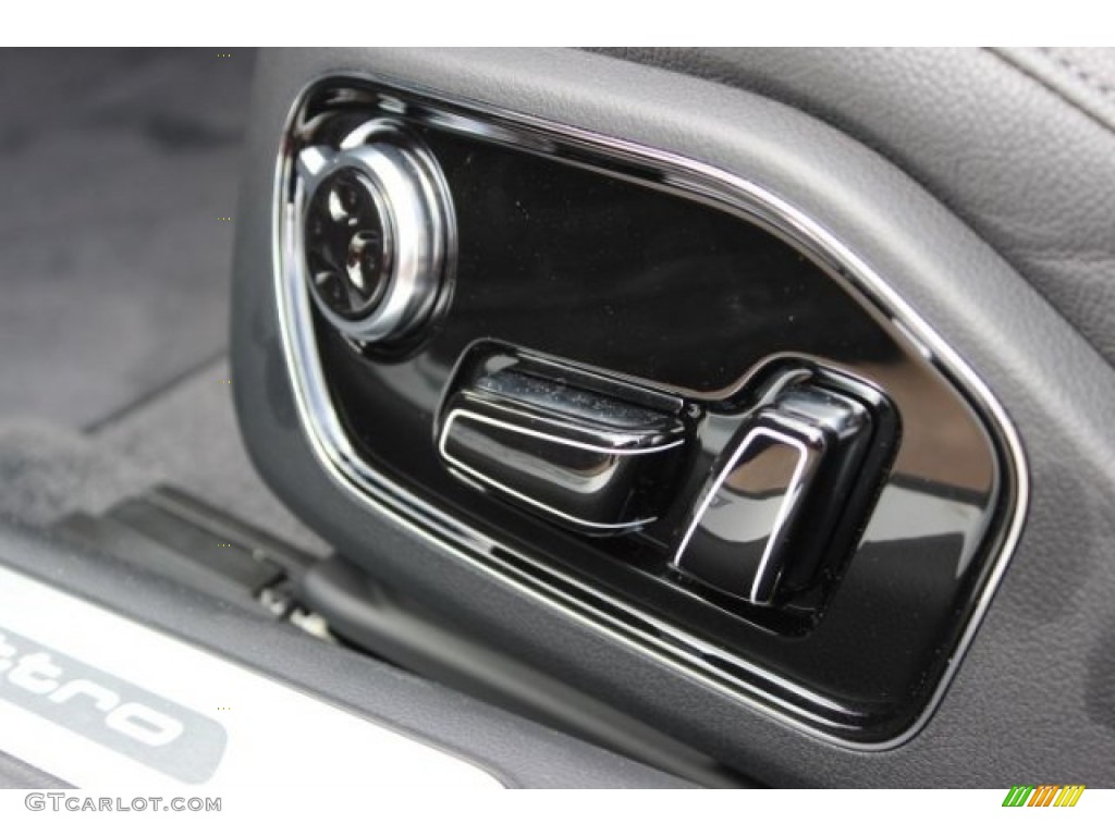 2015 A8 L 4.0T quattro - Monsoon Gray Metallic / Black photo #13