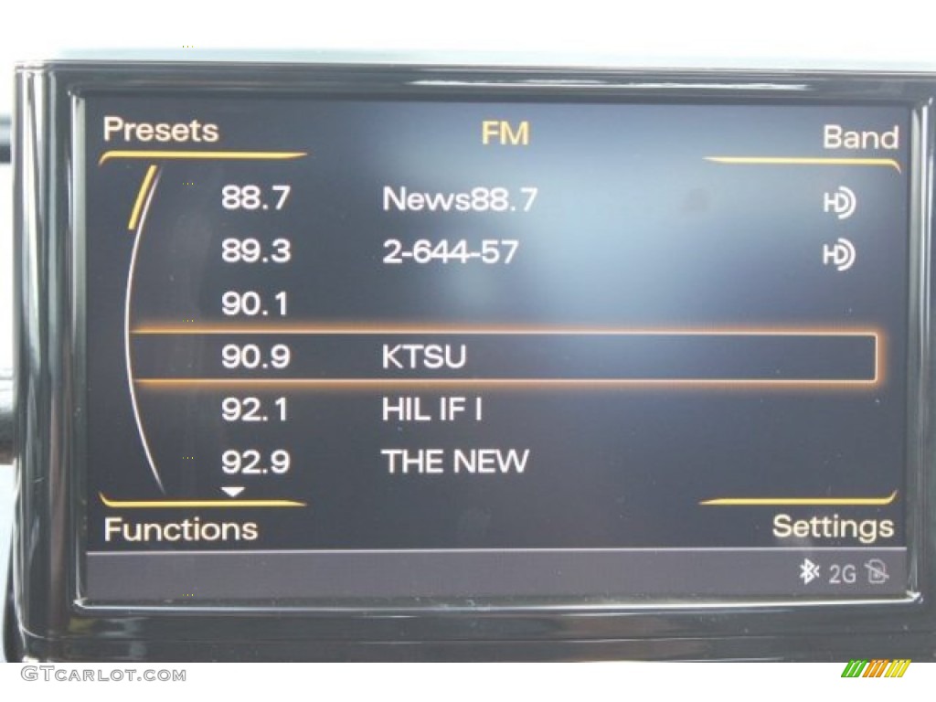 2015 A8 L 4.0T quattro - Monsoon Gray Metallic / Black photo #23