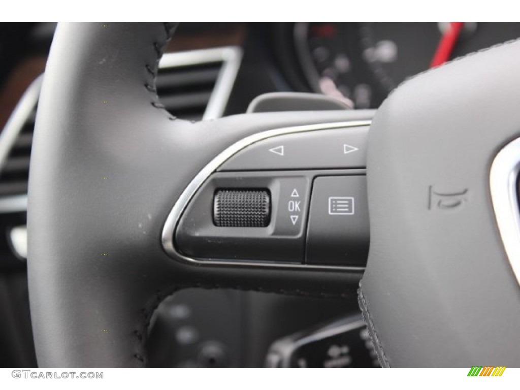 2015 A8 L 4.0T quattro - Monsoon Gray Metallic / Black photo #29