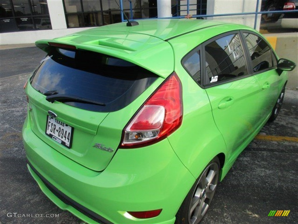2015 Fiesta ST Hatchback - Green Envy / ST Charcoal Black photo #5