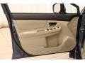 Ivory 2014 Subaru XV Crosstrek 2.0i Premium Door Panel
