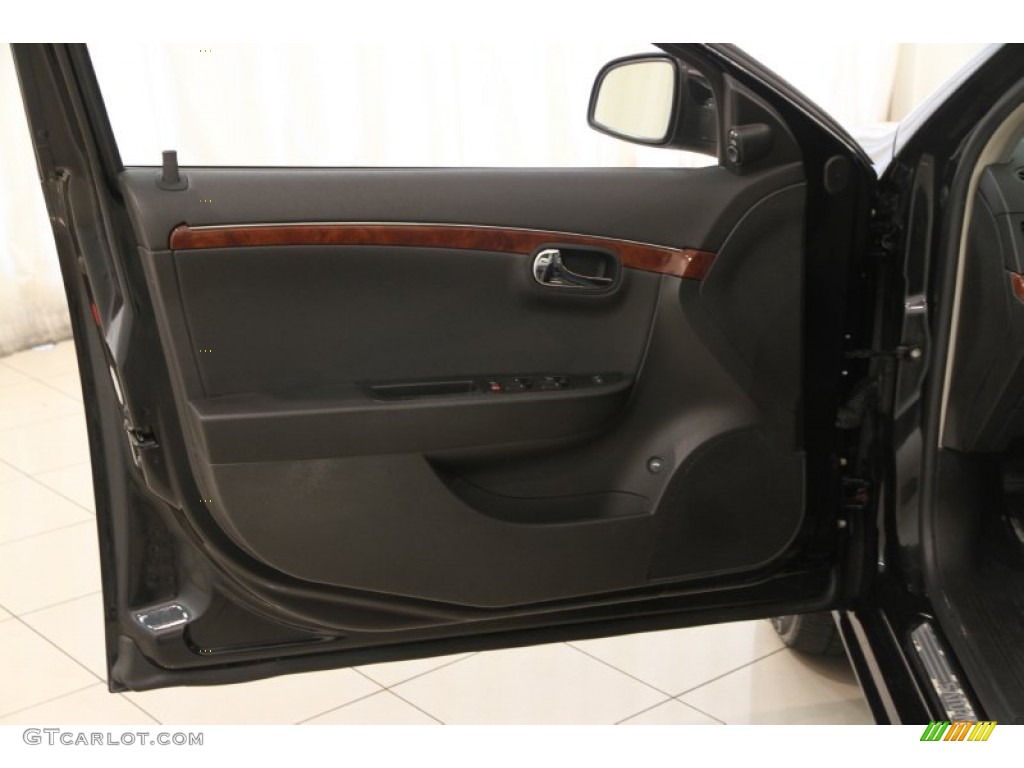 2009 Aura XR V6 - Carbon Flash Metallic / Black photo #4