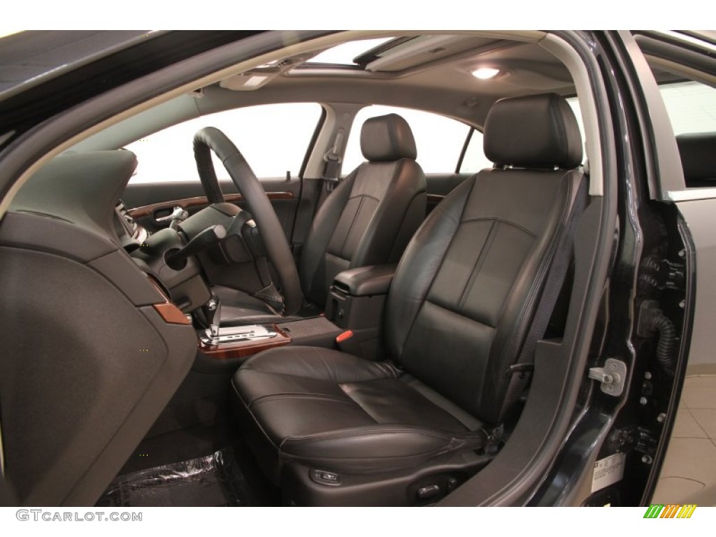 2009 Aura XR V6 - Carbon Flash Metallic / Black photo #5