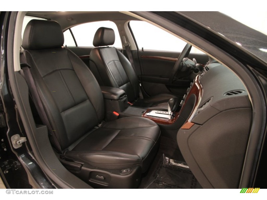 2009 Aura XR V6 - Carbon Flash Metallic / Black photo #11
