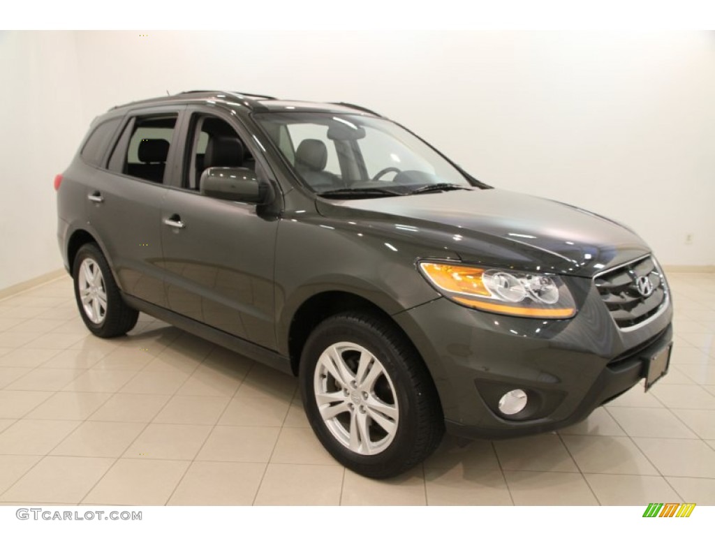 Black Forest Green Metallic Hyundai Santa Fe